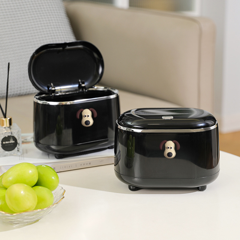 Compost Bin Countertop - 1PC Light Luxury Pressing Desktop Trash