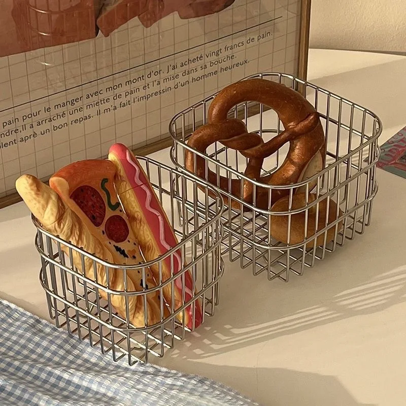 Metal Wire Storage Basket Desk - đánh giá và giá Compost Bin Countertop