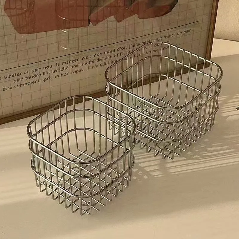 Metal Wire Storage Basket Desk - đánh giá và giá Compost Bin Countertop
