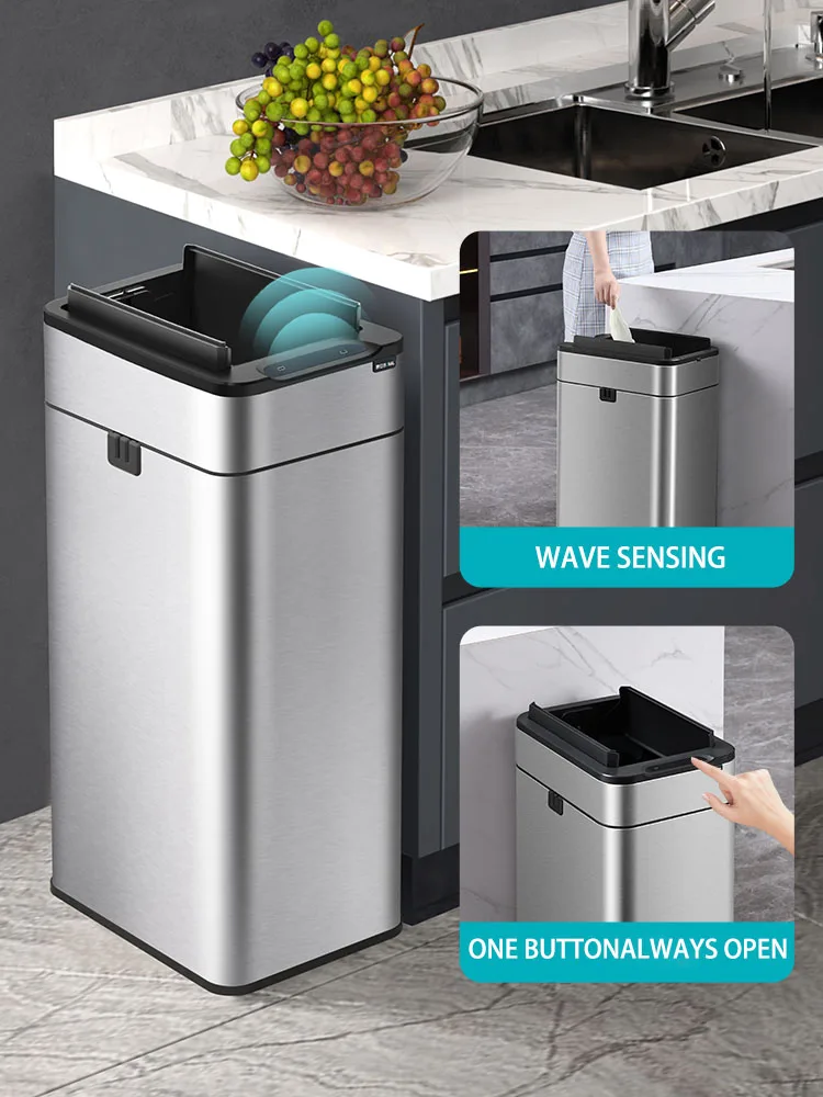 Stainless Steel Smart Trash Bi - đánh giá và giá Compost Bin Countertop