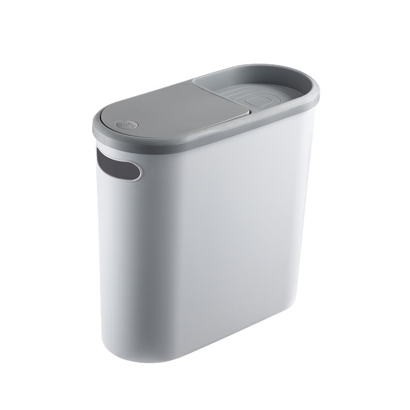 Press Type Slender Trash Can w - đánh giá và giá Compost Bin Countertop