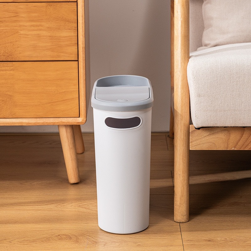 Press Type Slender Trash Can w - đánh giá và giá Compost Bin Countertop