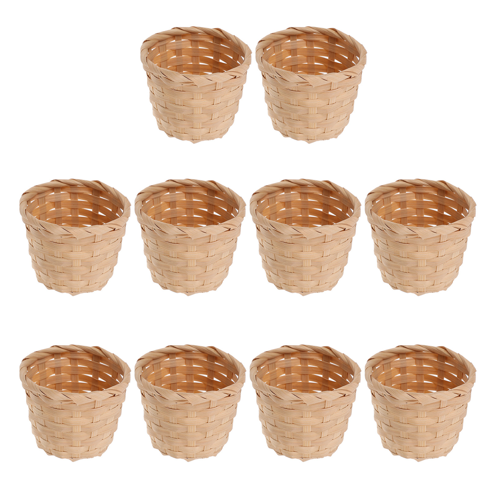 10Pcs Premium Bamboo Woven Bas - đánh giá và giá Sustainable Living Officer