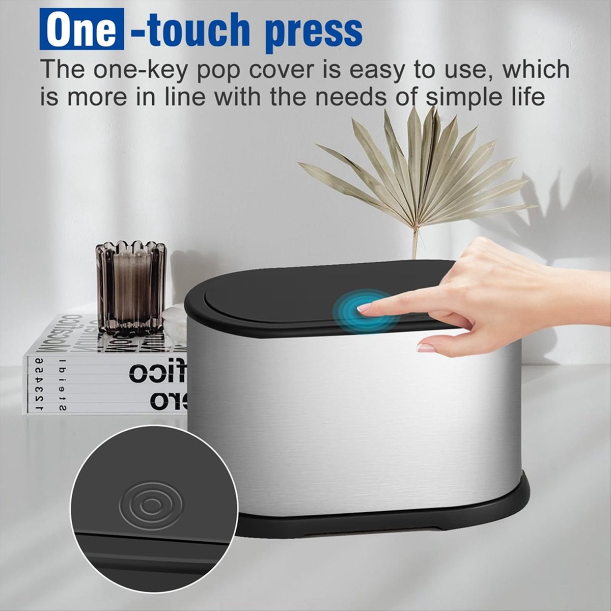 MALL Mini Trash Can with Lid,  - đánh giá và giá Compost Bin Countertop
