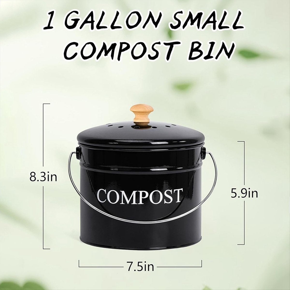 Kitchen Compost Bin for Kitche - đánh giá và giá Compost Bin Countertop
