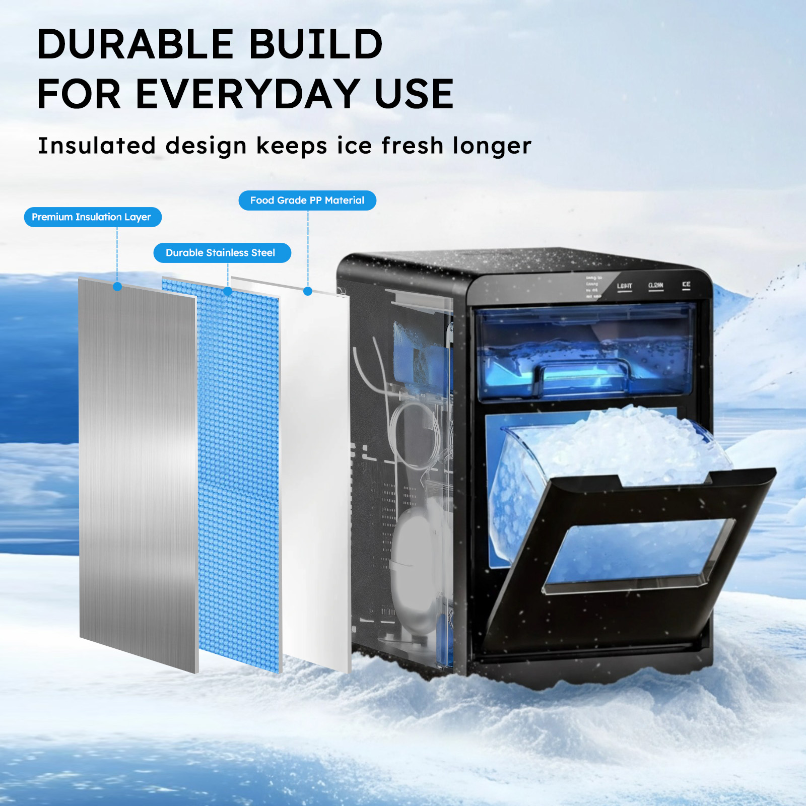 Nugget Ice Maker Countertop 44 - đánh giá và giá Compost Bin Countertop